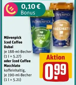 REWE Mövenpick Iced Coffee Dubai oder Iced Coffee Macchiato Angebot