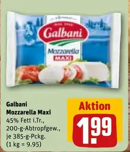 REWE Galbani Mozzarella Maxi Angebot