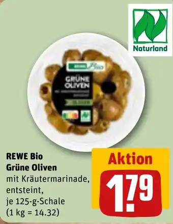REWE REWE Bio Grüne Oliven Angebot