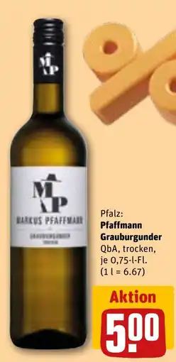 REWE Pfalz: Pfaffmann Grauburgunder QbA Angebot