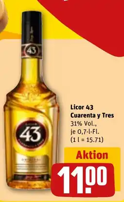 REWE Licor 43 Cuarenta y Tres Angebot