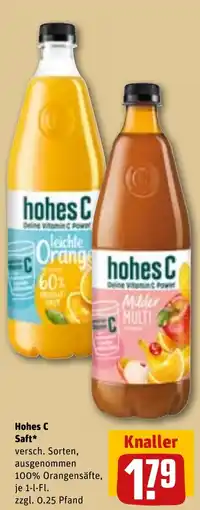 REWE Hohes C Saft Angebot