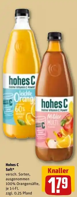 REWE Hohes C Saft Angebot