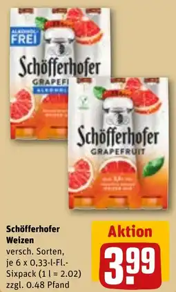 REWE Schöfferhofer Weizen Angebot