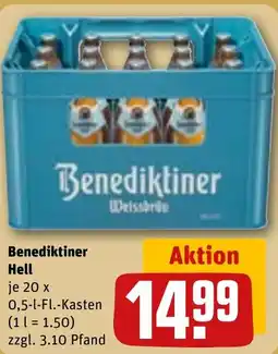 REWE Benediktiner Hell Angebot
