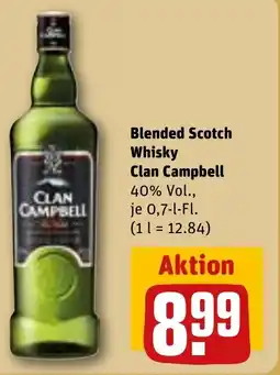 REWE Blended Scotch Whisky Clan Campbell 40% Vol. Angebot
