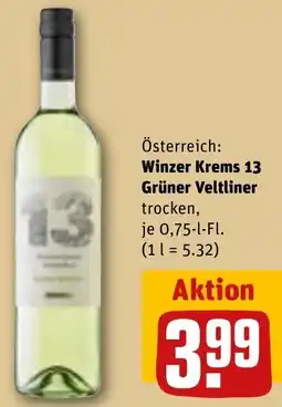 REWE Winzer Krems 13 Grüner Veltliner Angebot