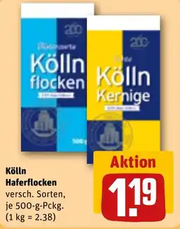 REWE Kölln Haferflocken Angebot
