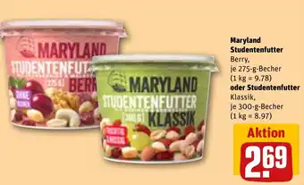 REWE Maryland Studentenfutter oder Studentenfutter Klassik Angebot