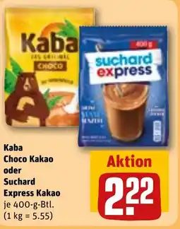 REWE Kaba Choco Kakao Suchard Express Kakao Angebot