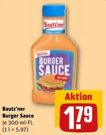 REWE Bautz'ner Burger Sauce Angebot