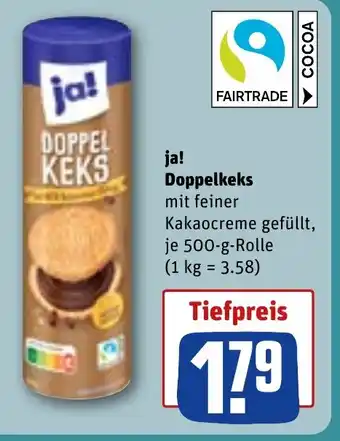 REWE ja! Doppelkeks Angebot