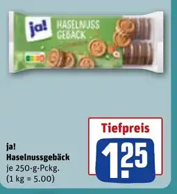 REWE ja! Haselnussgebäck Angebot