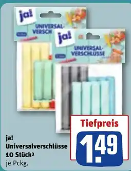 REWE ja! Universalverschlüsse 10 Stück Angebot