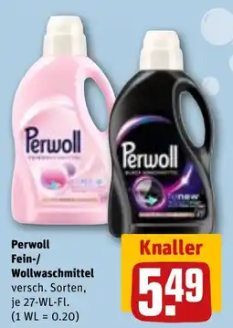 REWE Perwoll Fein-/ Wollwaschmittel Angebot
