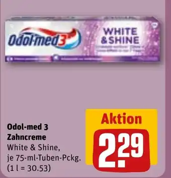 REWE Odol-med 3 Zahncreme White & Shine Angebot