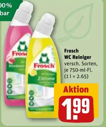REWE Frosch WC Reiniger Angebot