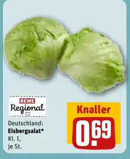 REWE Deutschland: Eisbergsalat Angebot