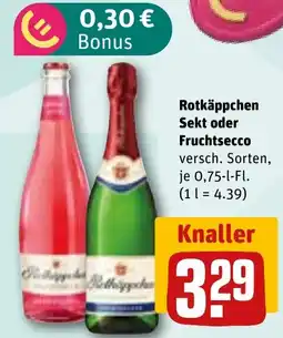 REWE Rotkäppchen Sekt oder Fruchtsecco Angebot