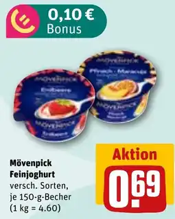 REWE Mövenpick Feinjoghurt Angebot