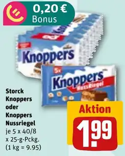 REWE Storck Knoppers oder Knoppers Nussriegel Angebot