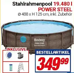 CENTERSHOP Stahlrahmenpool 19.480 I POWER STEEL Angebot