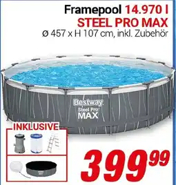 CENTERSHOP Framepool 14.970 l STEEL PRO MAX Angebot