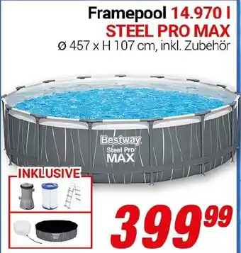 CENTERSHOP Framepool 14.970 l STEEL PRO MAX Angebot