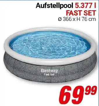 CENTERSHOP Aufstellpool 5.377 l FAST SET Angebot