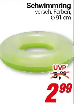 CENTERSHOP Schwimmring Angebot