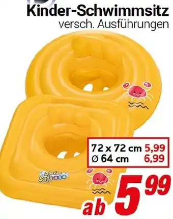 CENTERSHOP Kinder-Schwimmsitz Angebot