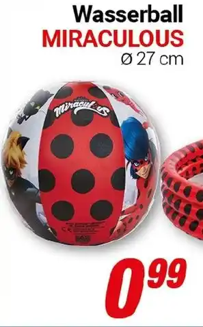CENTERSHOP Wasserball MIRACULOUS Angebot