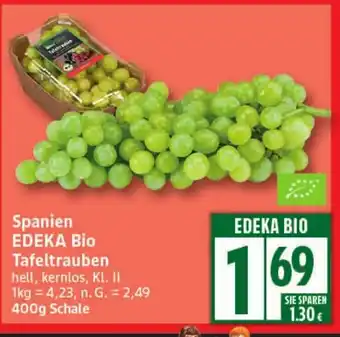 Elli Markt Spanien EDEKA BIO Tafeltrauben Angebot