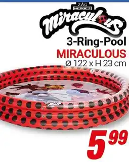 CENTERSHOP MIRACULOUS 3-Ring-Pool MIRACULOUS Angebot