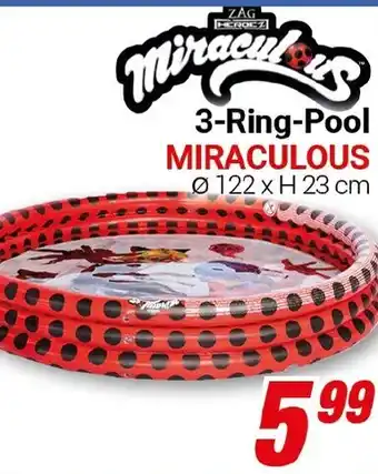 CENTERSHOP MIRACULOUS 3-Ring-Pool MIRACULOUS Angebot