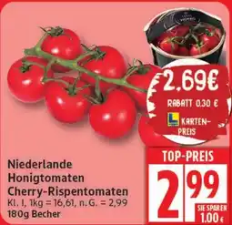 Elli Markt Niederlande Honigtomaten Cherry-Rispentomaten Angebot