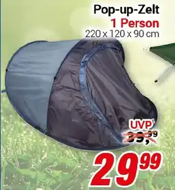 CENTERSHOP Pop-up-Zelt 1 Person Angebot