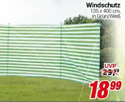 CENTERSHOP Windschutz Angebot
