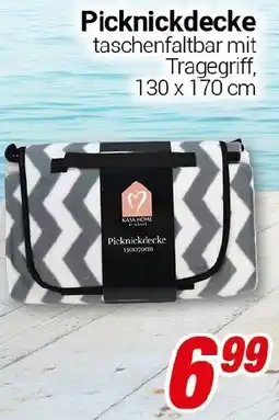 CENTERSHOP Picknickdecke Angebot