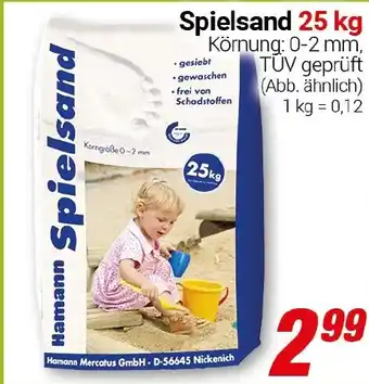 CENTERSHOP Spielsand Angebot