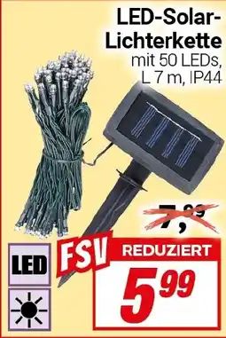 CENTERSHOP LED-Solar- Lichterkette Angebot