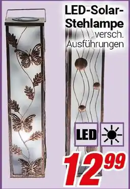 CENTERSHOP LED-Solar- Stehlampe Angebot