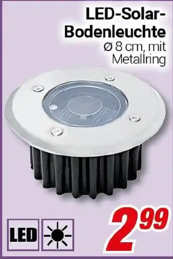 CENTERSHOP LED-Solar- Bodenleuchte Angebot