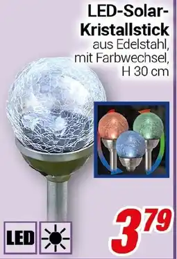 CENTERSHOP LED-Solar- Kristallstick Angebot