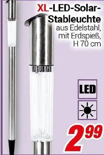 CENTERSHOP XL-LED-Solar- Stableuchte Angebot