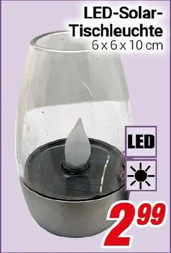 CENTERSHOP LED-Solar- Tischleuchte Angebot