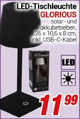 CENTERSHOP LED-Tischleuchte GLORIOUS Angebot