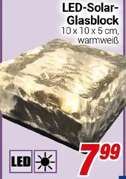 CENTERSHOP LED-Solar- Glasblock Angebot