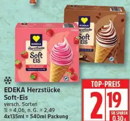 Elli Markt EDEKA Herzstücke Soft-Eis Angebot