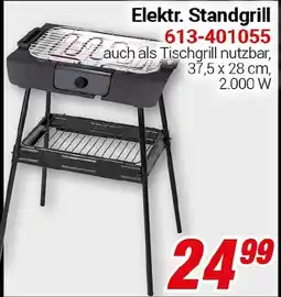CENTERSHOP Elektr. Standgrill Angebot